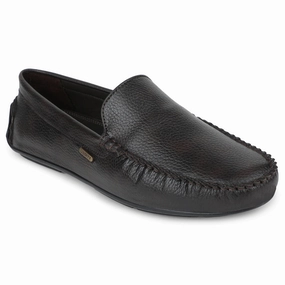 Fortune Brown Casual Loafers For Men AVL-4 By Liberty Original Penny Loafers