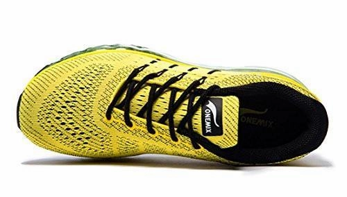 Onemix Air Running Shoes Light Gym Outdoor Walking Sneakers Yellow Black Size 8.5 DM US Nike Air Zoom Golf Shoes