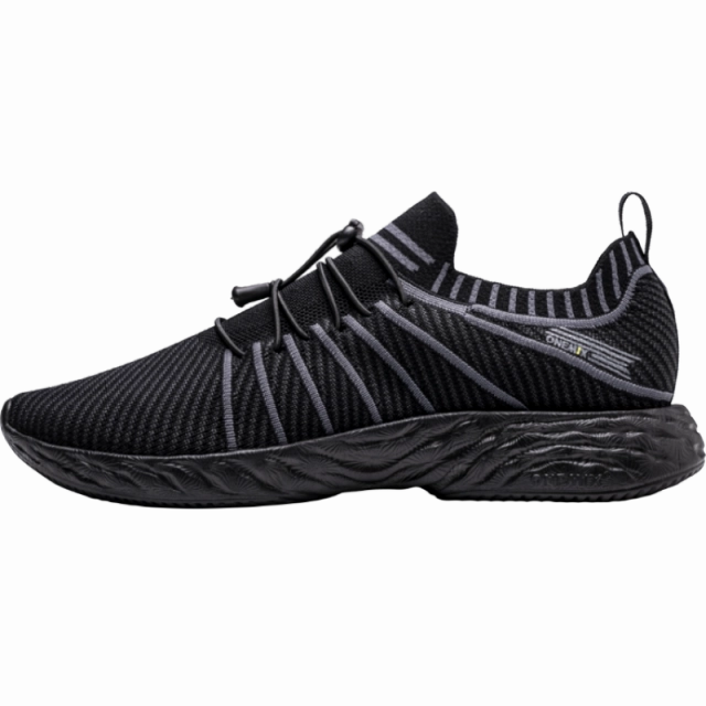ONEMIX 2021 New Black Running Shoes for Men Waterproof Breathable Training Sneakers Male Outdoor Anti-Slip Trekking Sports Shoes Last Year