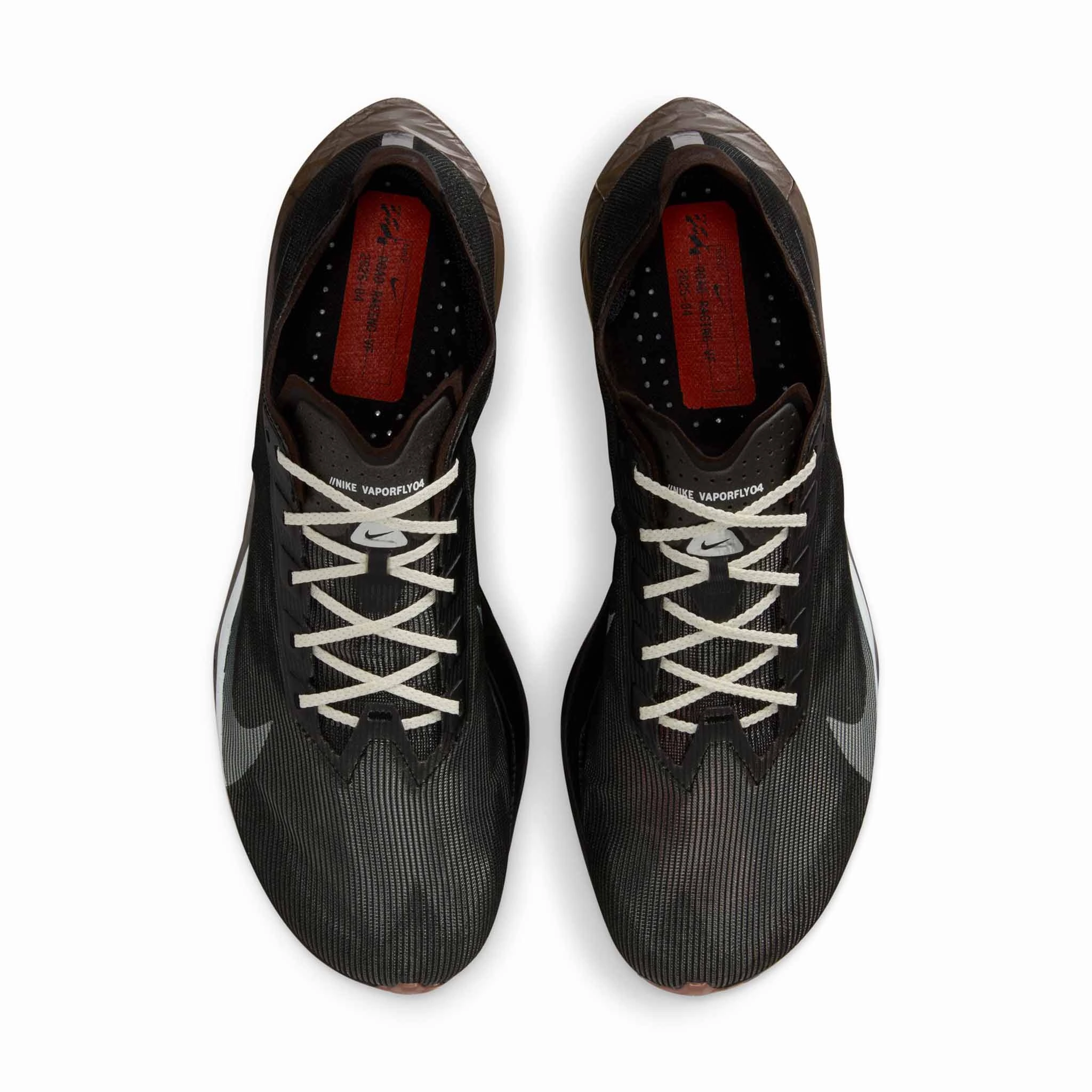 Nike Shoe Sketch Nike | Men's Vaporfly 4 Road Racing Shoes - Velvet Brown/Soft Pearl-Black