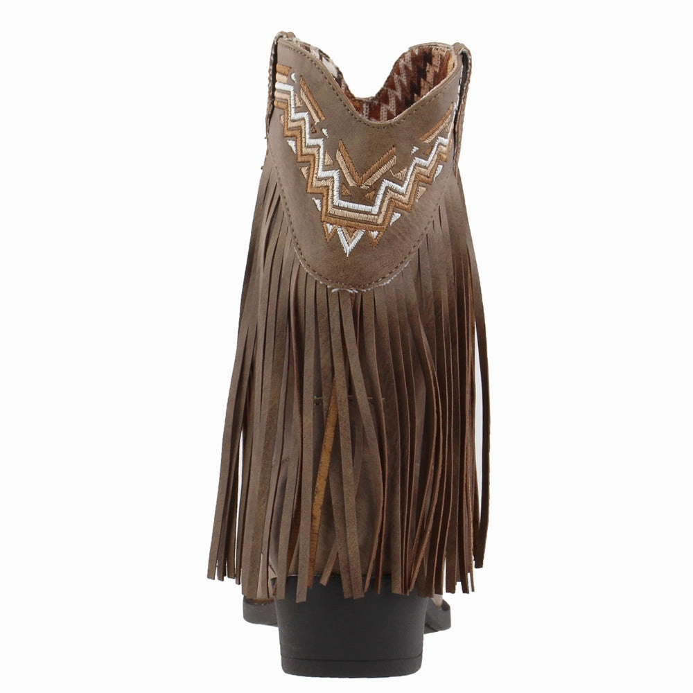 Fringes Snip Toe Cowboy Boots (Little Kid-Big Kid) Santas Boots