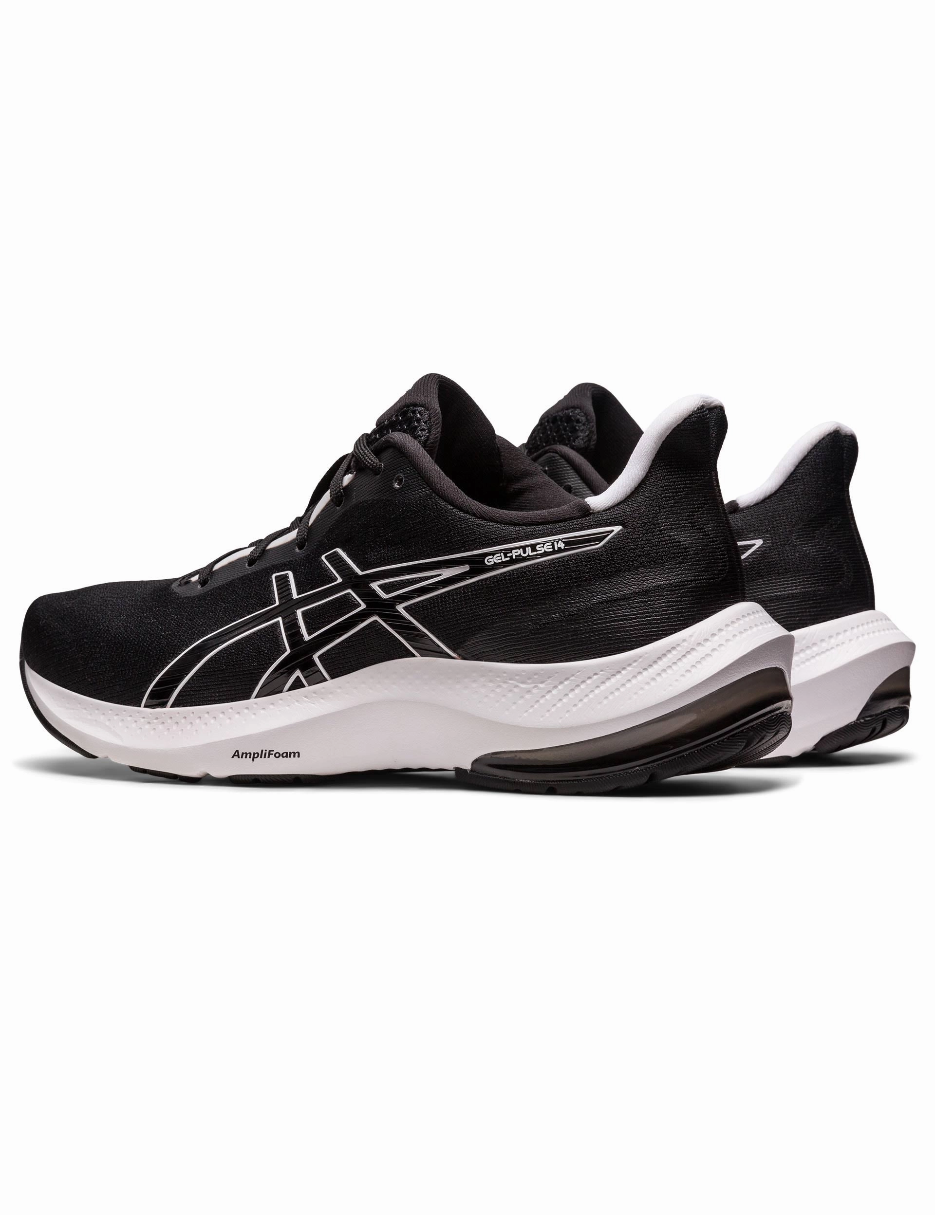 Asics Slip On Running Shoes| Gel-Pulse 14 - Black/White