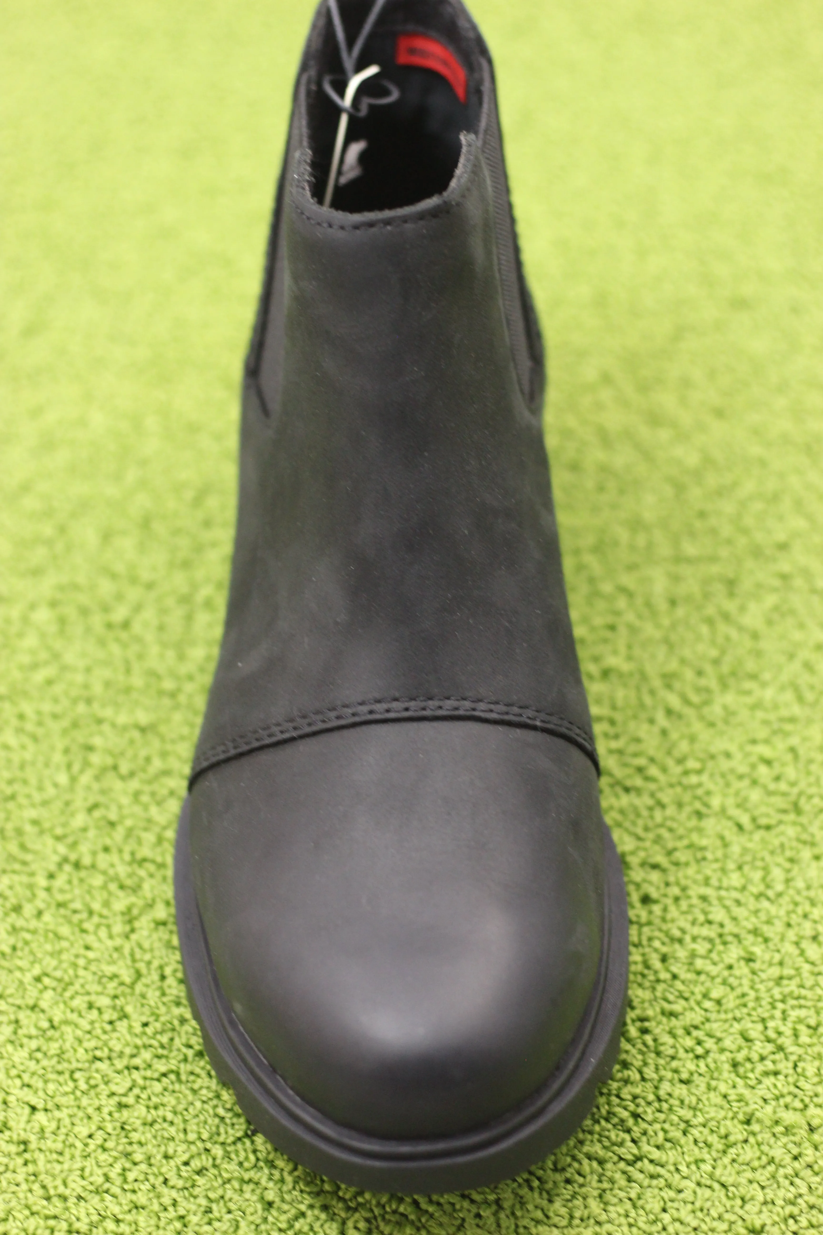 Women's Emelie 3 Chelsea Boot - Black Leather Wide Fit Chunky Chelsea Boots