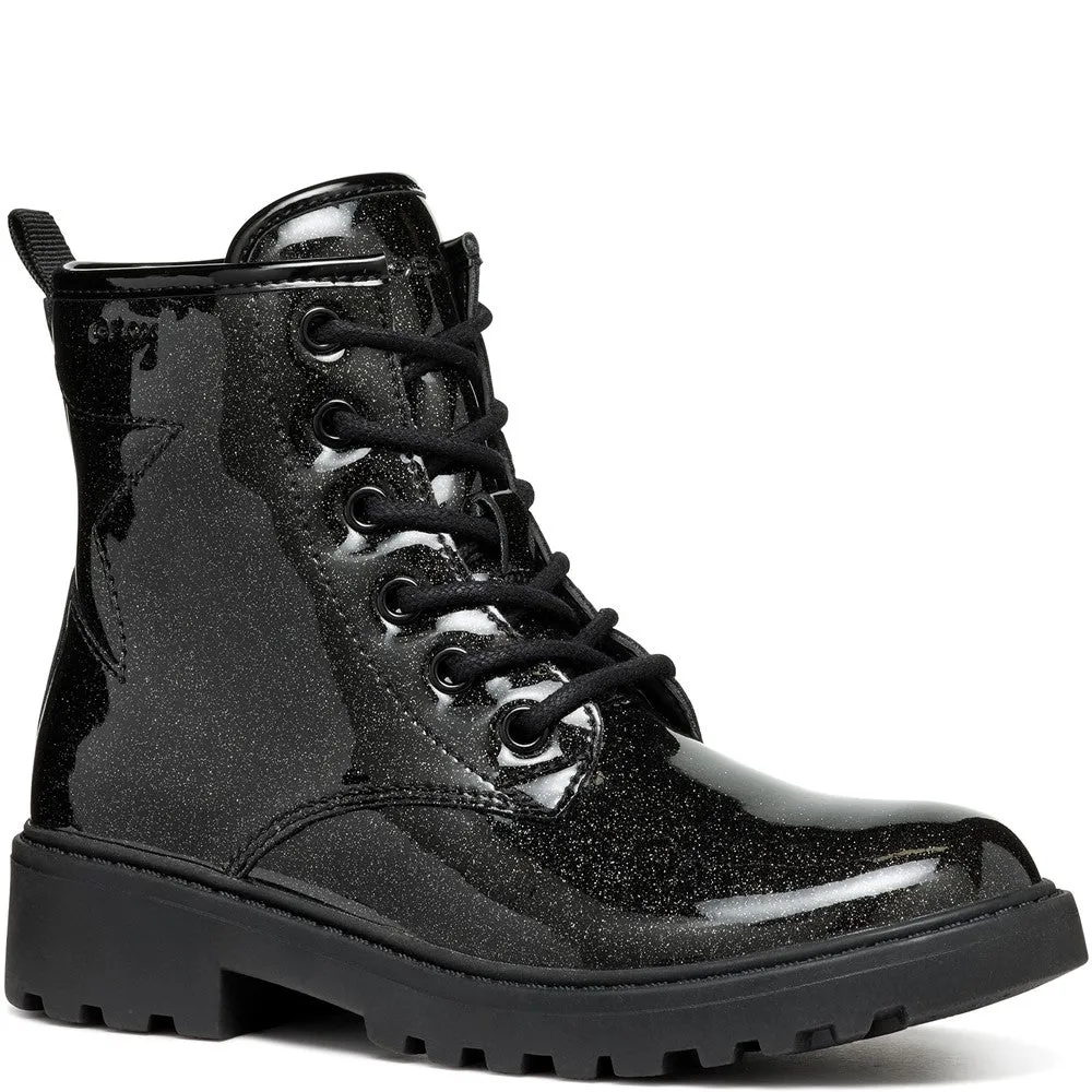 Matte Combat Boots Geox J Casey G Ankle Boots