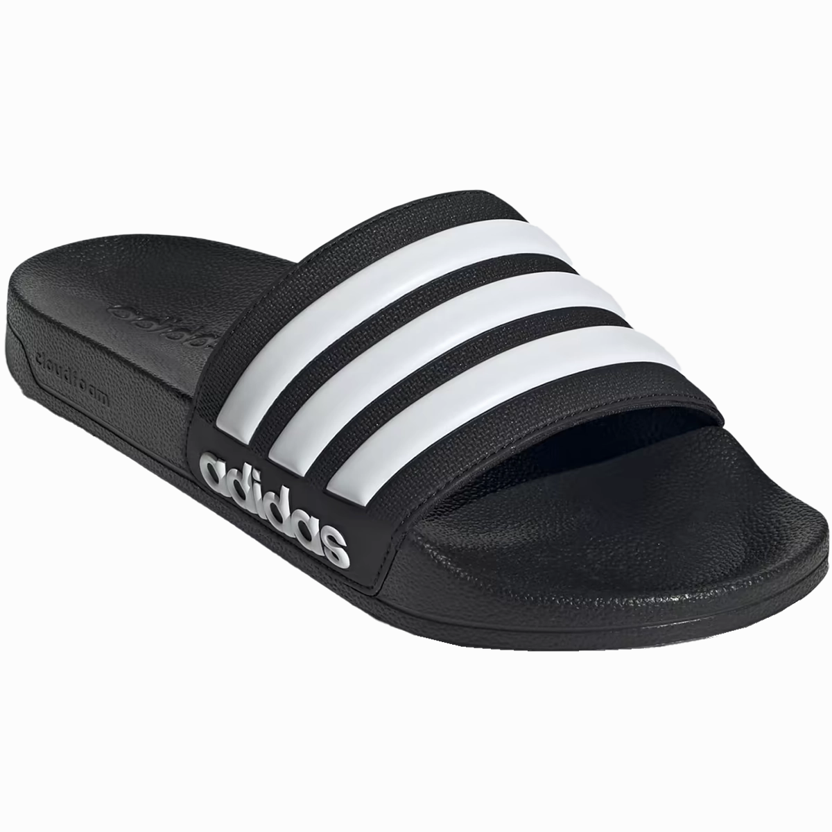 Black Flat Slide Sandals Adilette Shower Slides