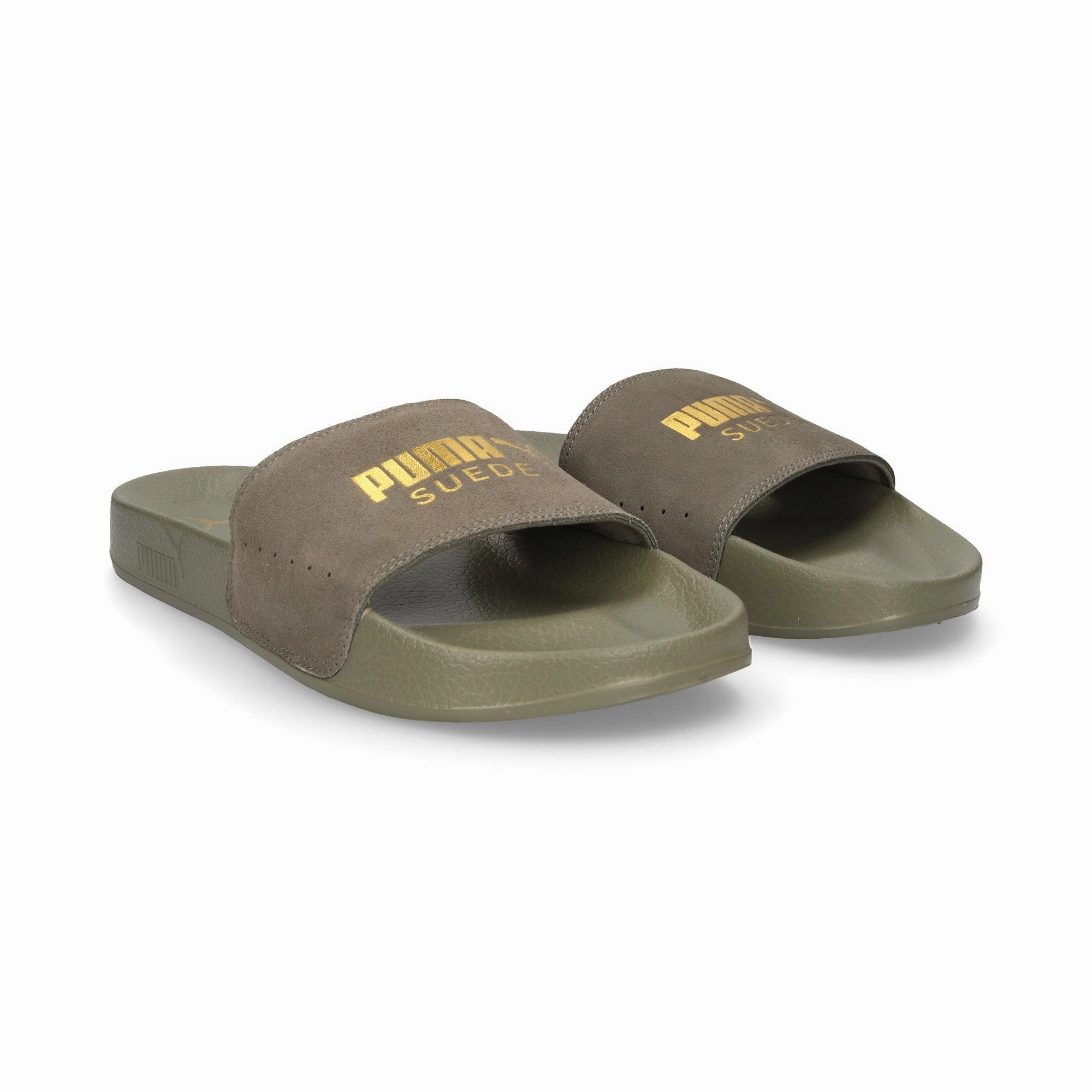 House Slippers For Plantar Fasciitis Puma Suede Leadcat Castor Grey