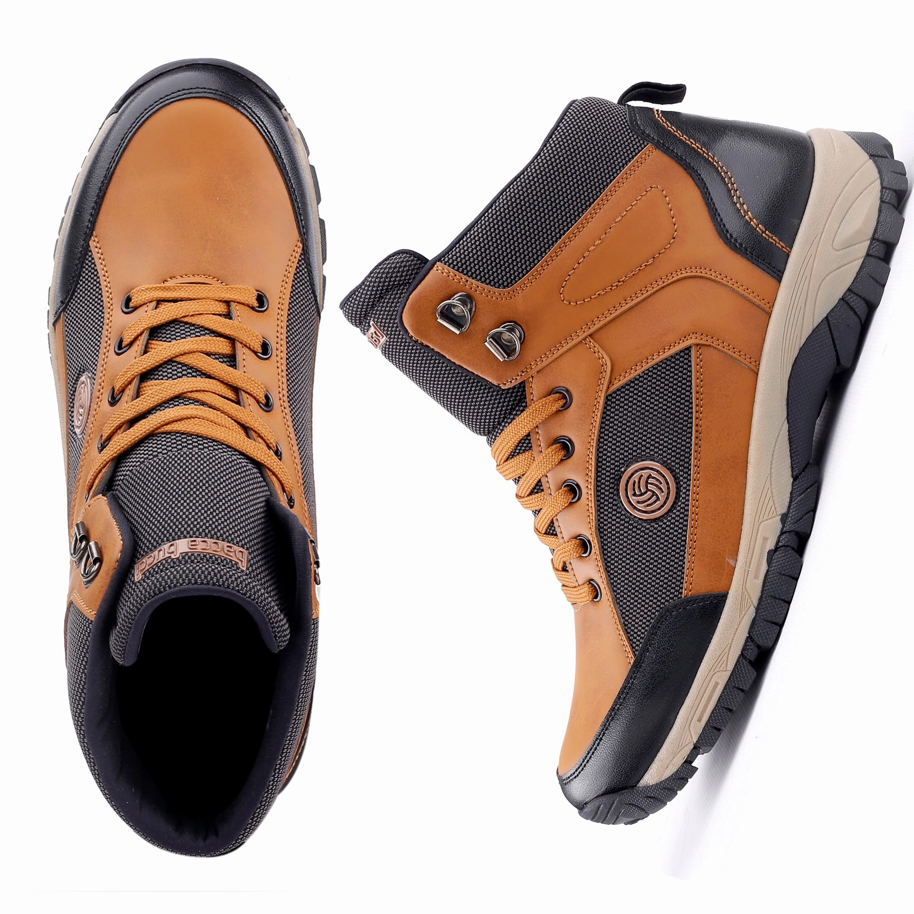 Bacca Bucci Hike Platform Lug Sole Ankle Boots