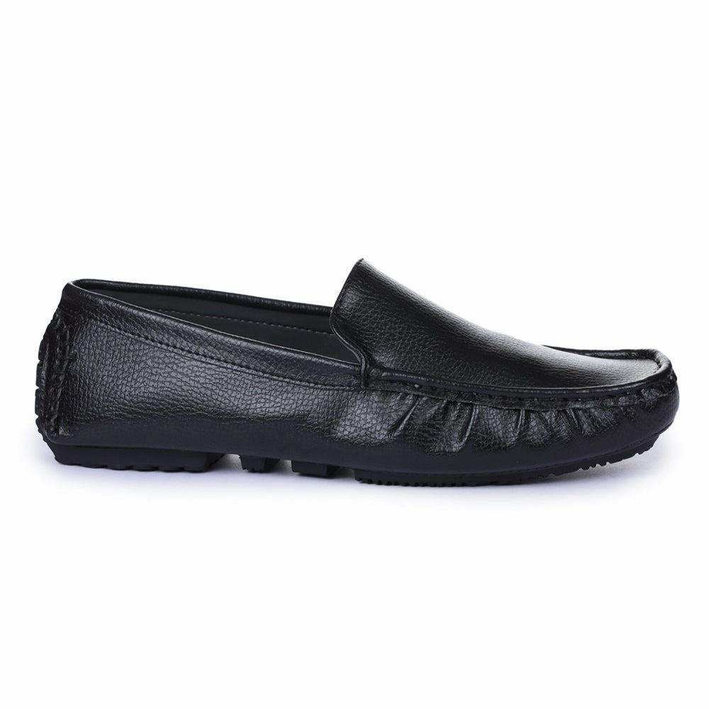Haruta Loafers Near Me Gliders Black Casual Loafer Shoes For Men 2101-01 By Liberty