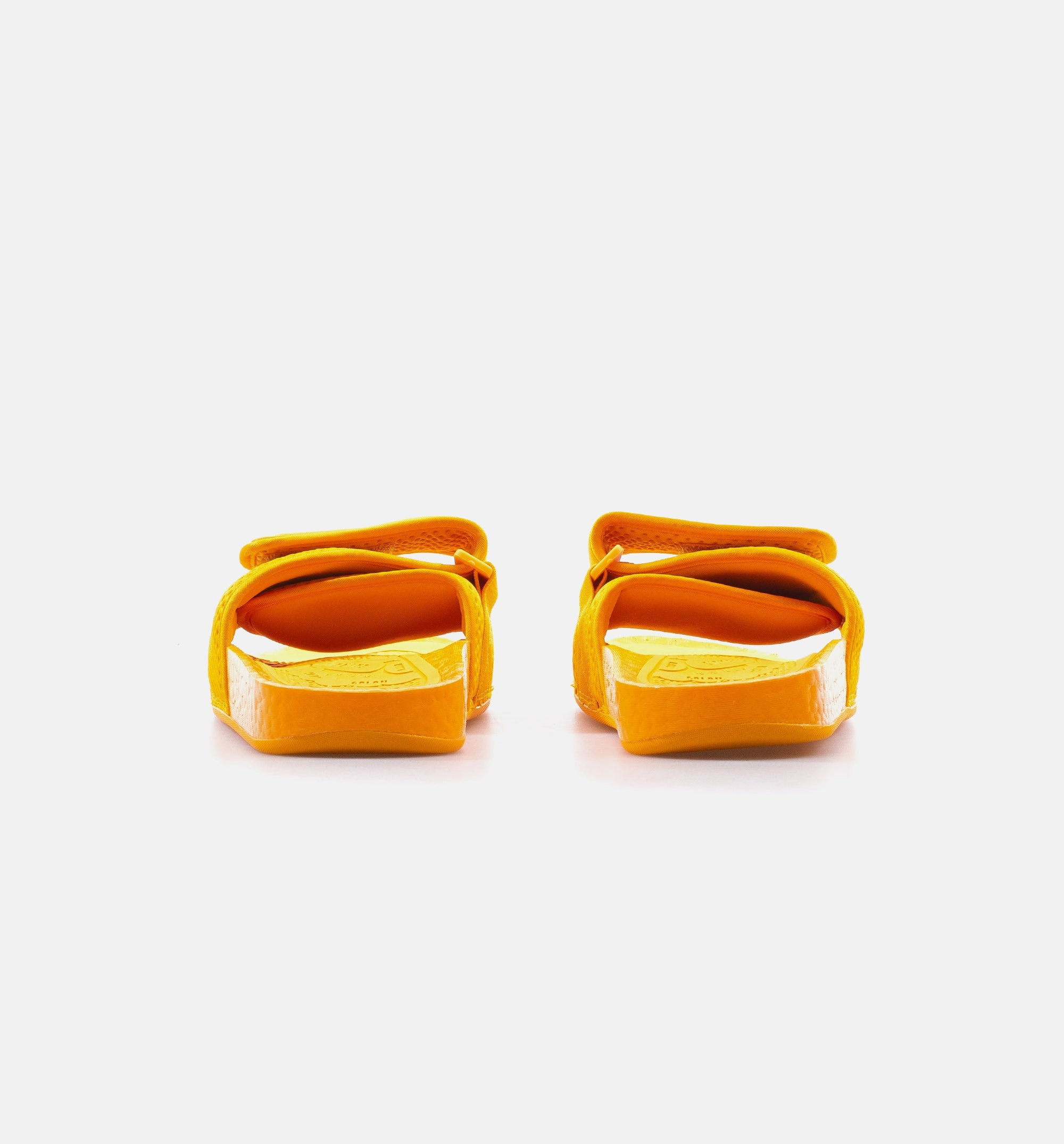 Pharrell Williams Boost Mens Slides - Orange Slide In Sandals