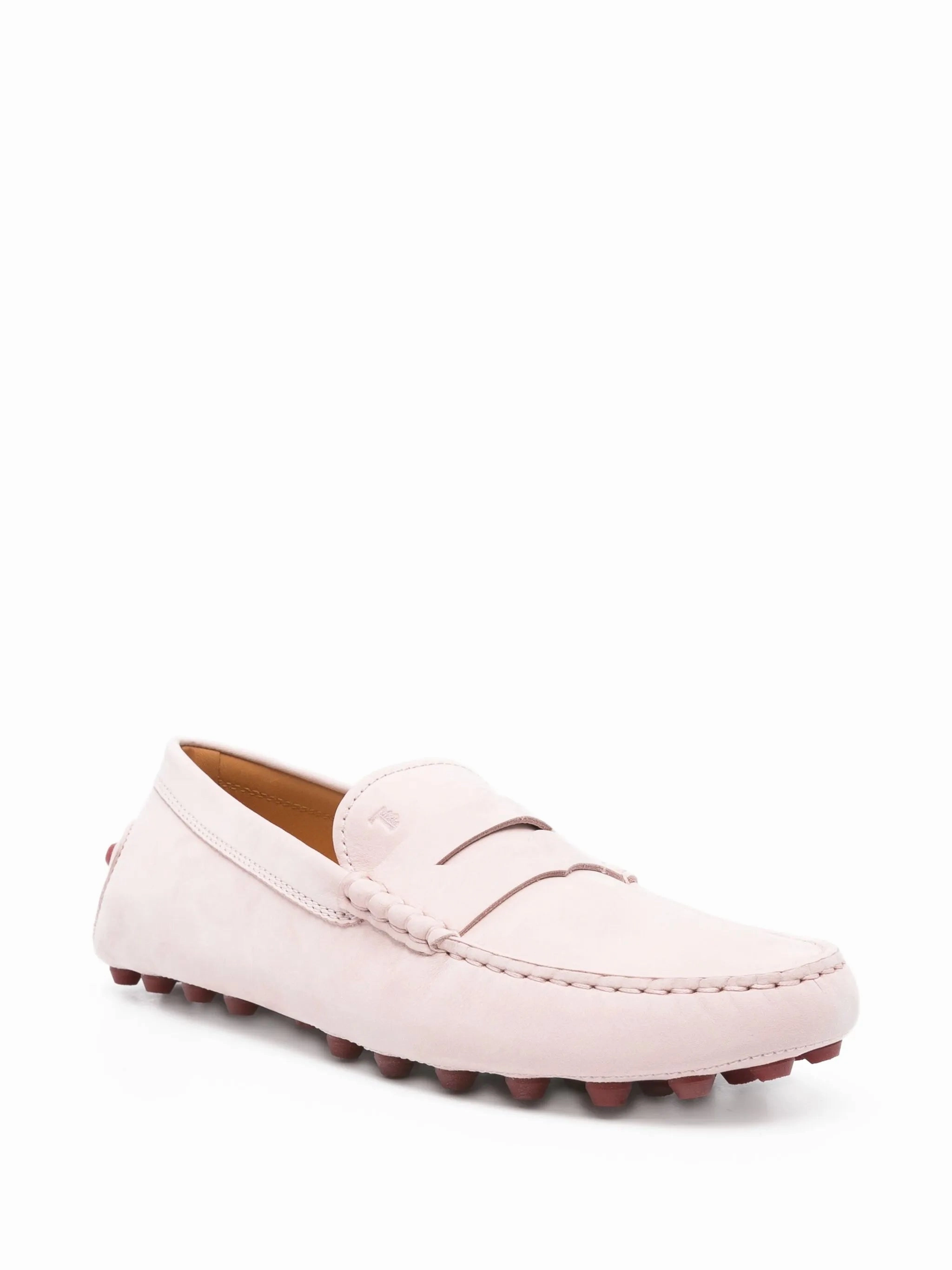 High Heel Loafers Gommino Bubble pebble-detail loafers