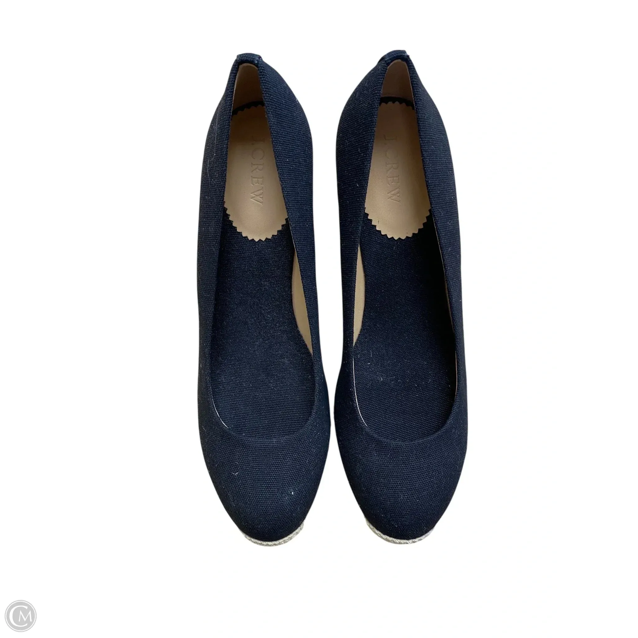 Shoes Heels Wedge By J. Crew In Black, Size: 10 Asian In Heels