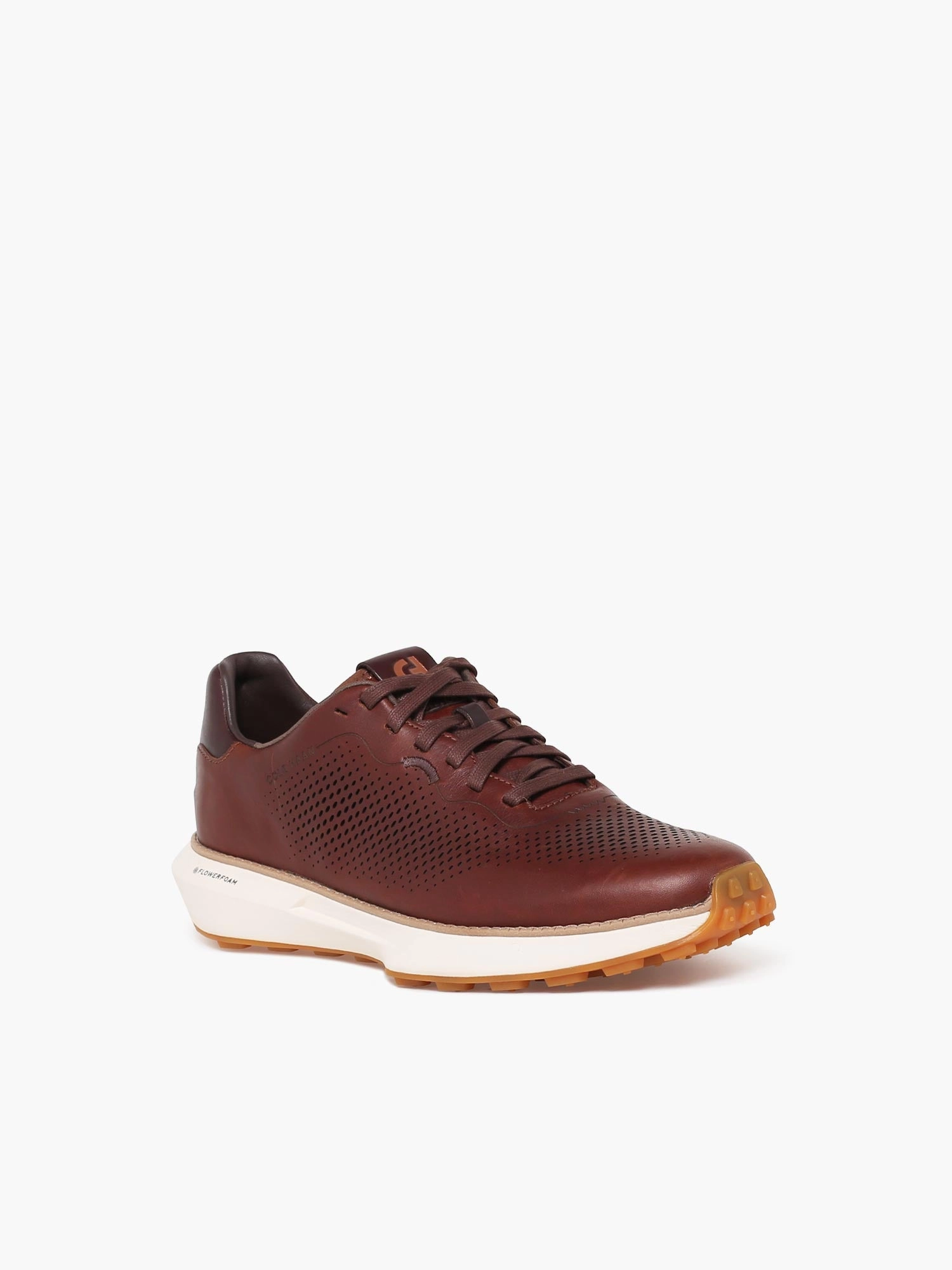 Distressed Leather Oxfords Grandpro Ashland Laser Perf Acorn Madeir