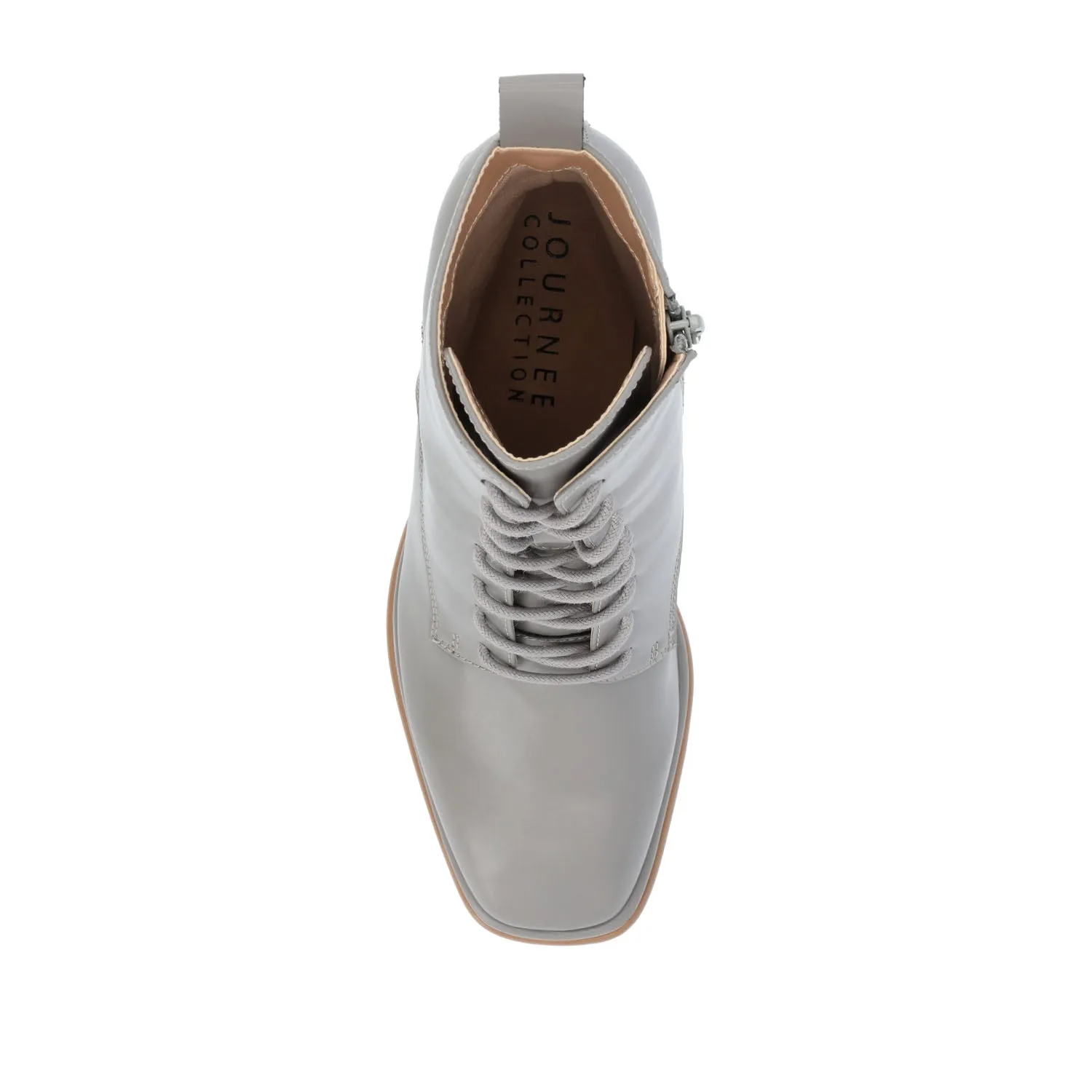 KALINDI LACE-UP BOOTIES IN VEGAN LEATHER