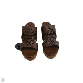 Hot Wife In High Heels Shoes Heels Wedge By Brighton In Brown, Size: 10