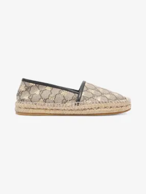 Gucci GG Bee Espadrille GG Supreme / Gold Canvas EU 36.5 UK 3.5 Espadrille Fred Perry