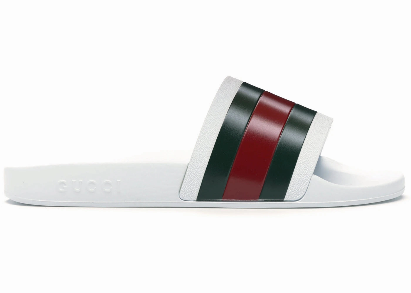 Gel Slippers Gucci Pursuit Pool Slides White