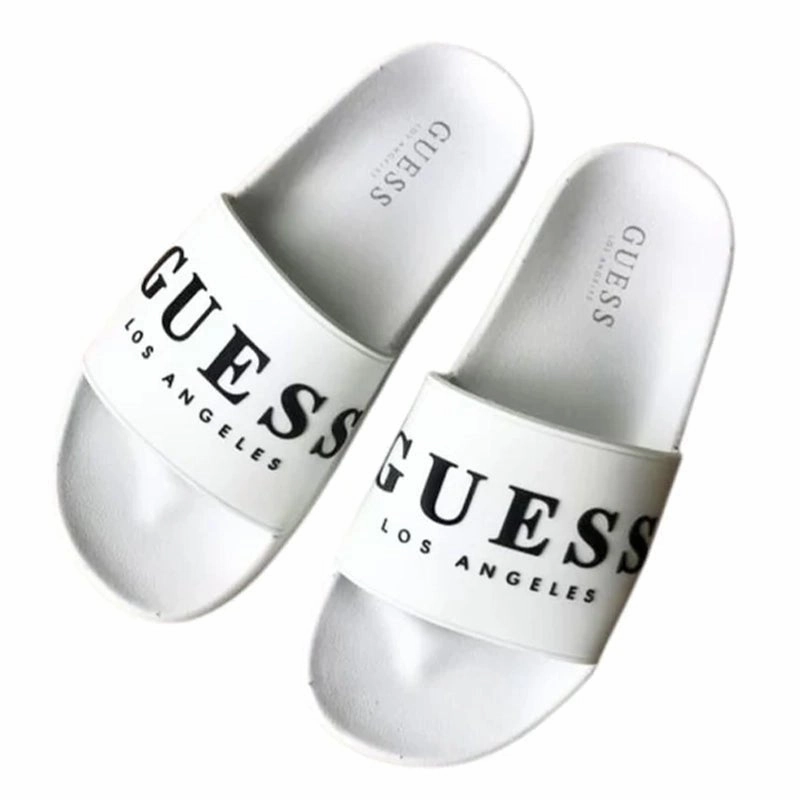 Slippers With Fur GUESS Angelea Logo Pool Slides WOMEN SLIPPER SL15
