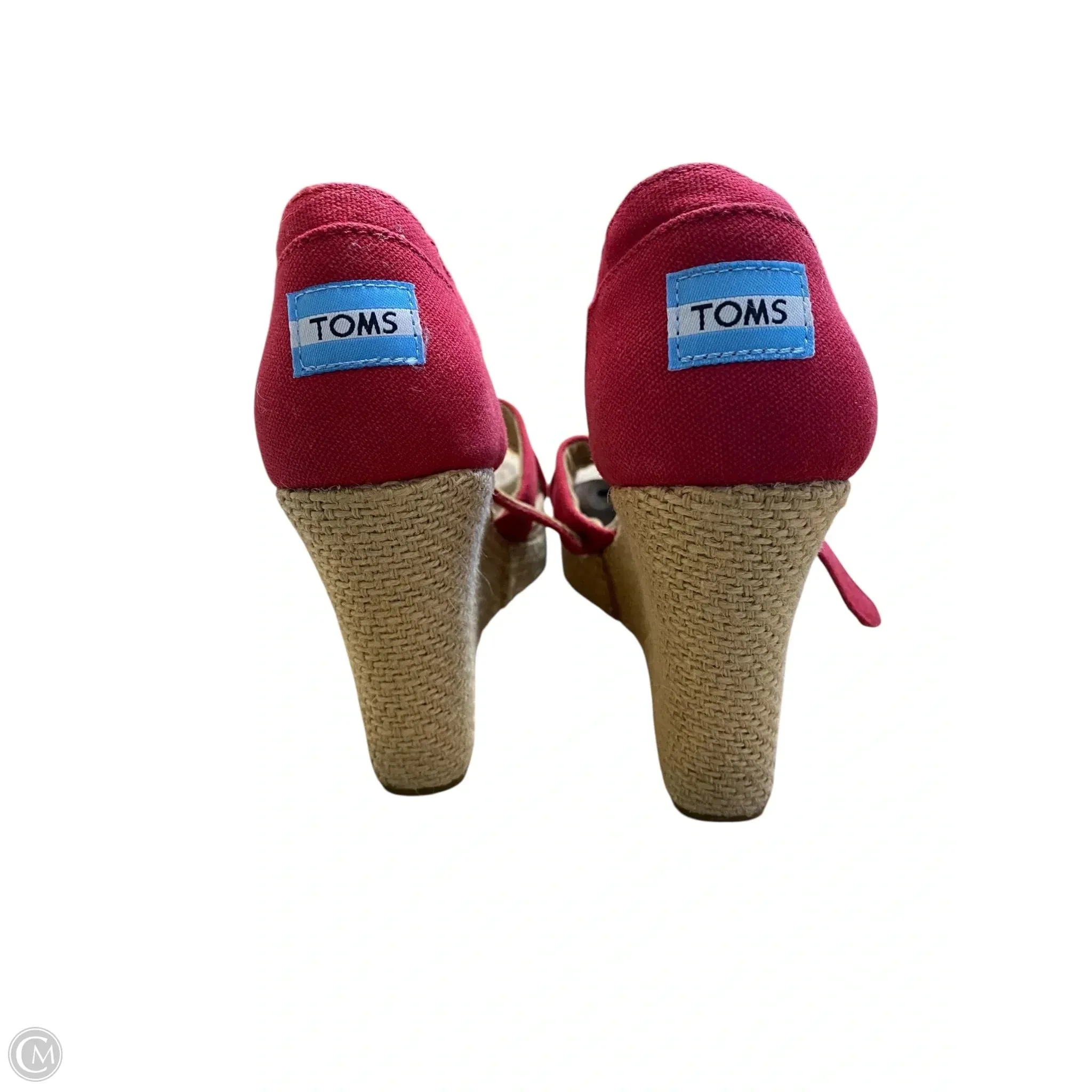 Baby Heels Shoes Heels Wedge By Toms In Red, Size: 8.5