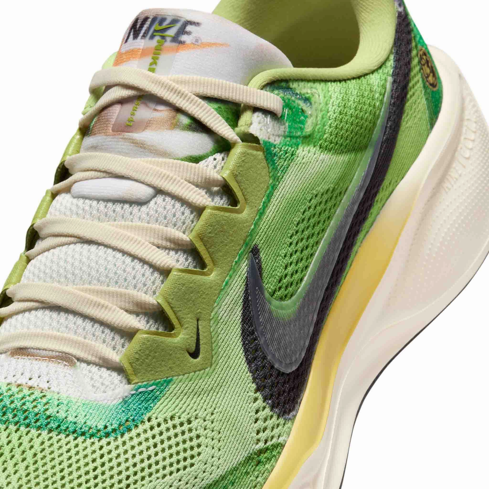 Nike Lifter Shoes Nike | Men's Pegasus 41 SE Road Running Shoes - Multi-Color/Clear-Vivid Green-Dark Apple