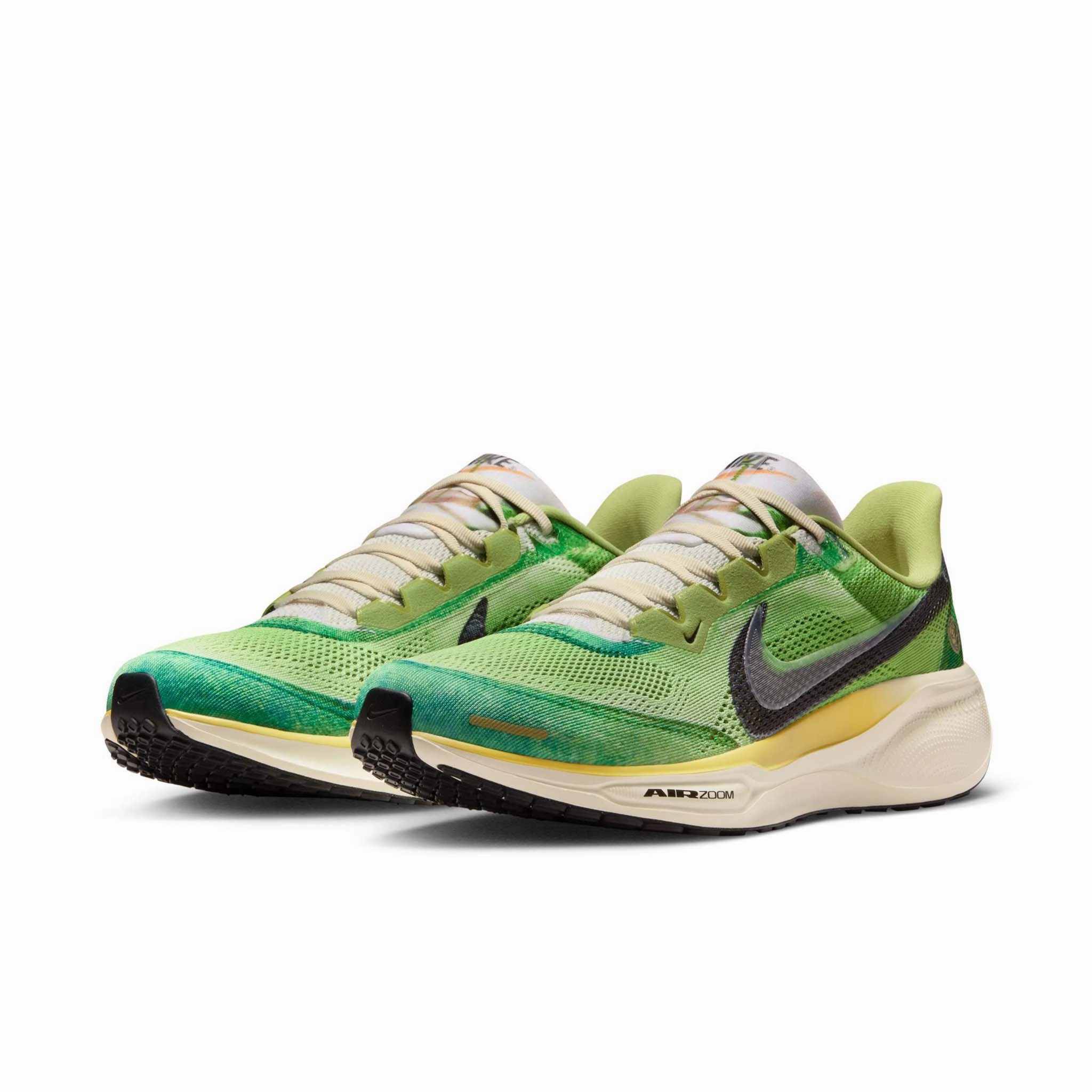 Nike | Men's Pegasus 41 SE Road Running Shoes - Multi-Color/Clear-Vivid Green-Dark Apple Women's Nike Shoes