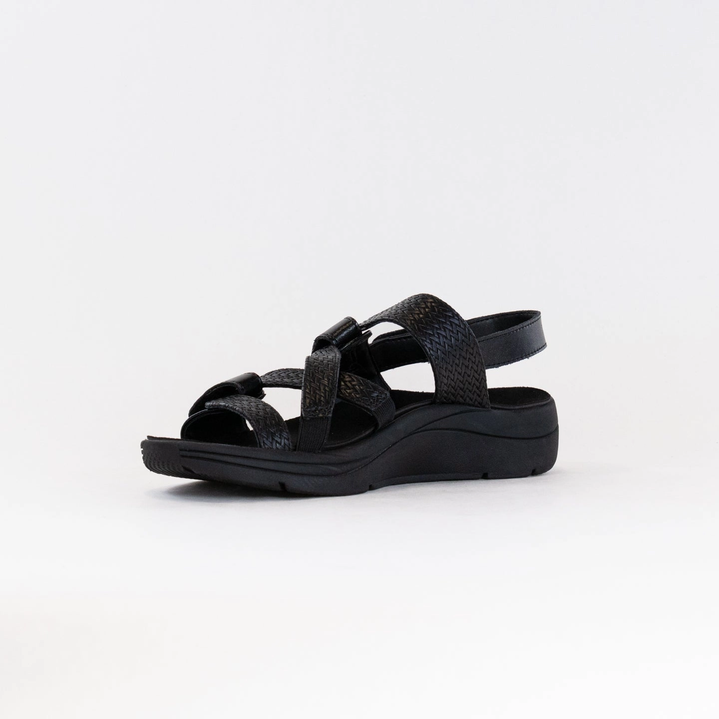 Drew Serenity (Women's) - Black Sandals Over The Water Bungalow