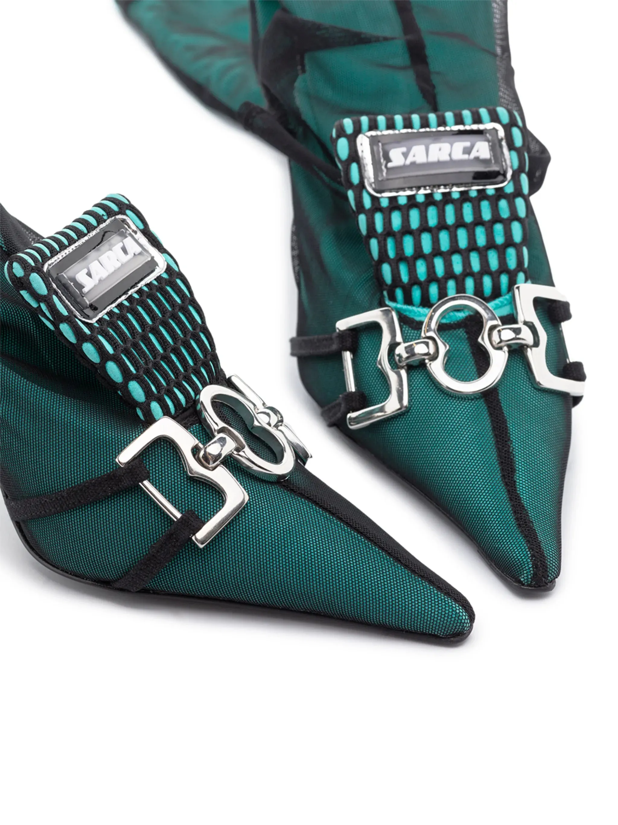 95mm knee-high boots The Row Town Leather Ankle Boots