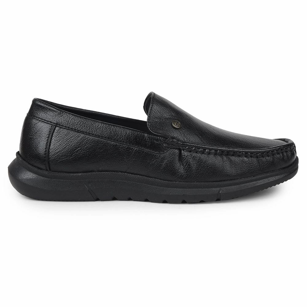 Healers Black Formal Loafers For Mens VSL-3 By Liberty Loafers Route 40