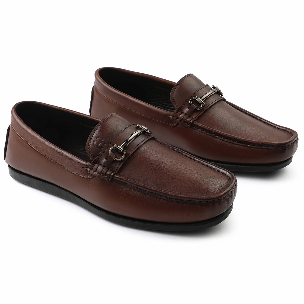 Best Loafers With Arch Support Healers Brown Casual Loafers For Men S201-01 By Liberty