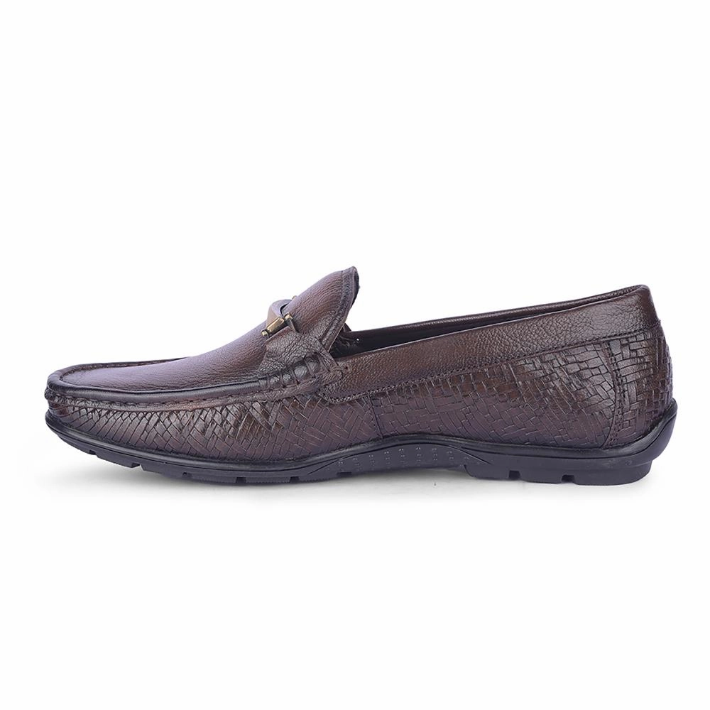 Healers By Liberty Mens OSL-49 Brown Formal Loafers Aesthetic Loafers
