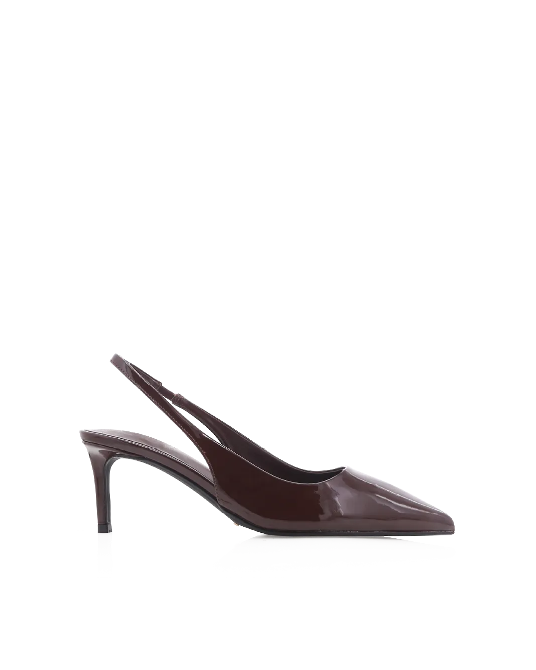 OSKANNA - CHOCOLATE PATENT High Heel Slippers