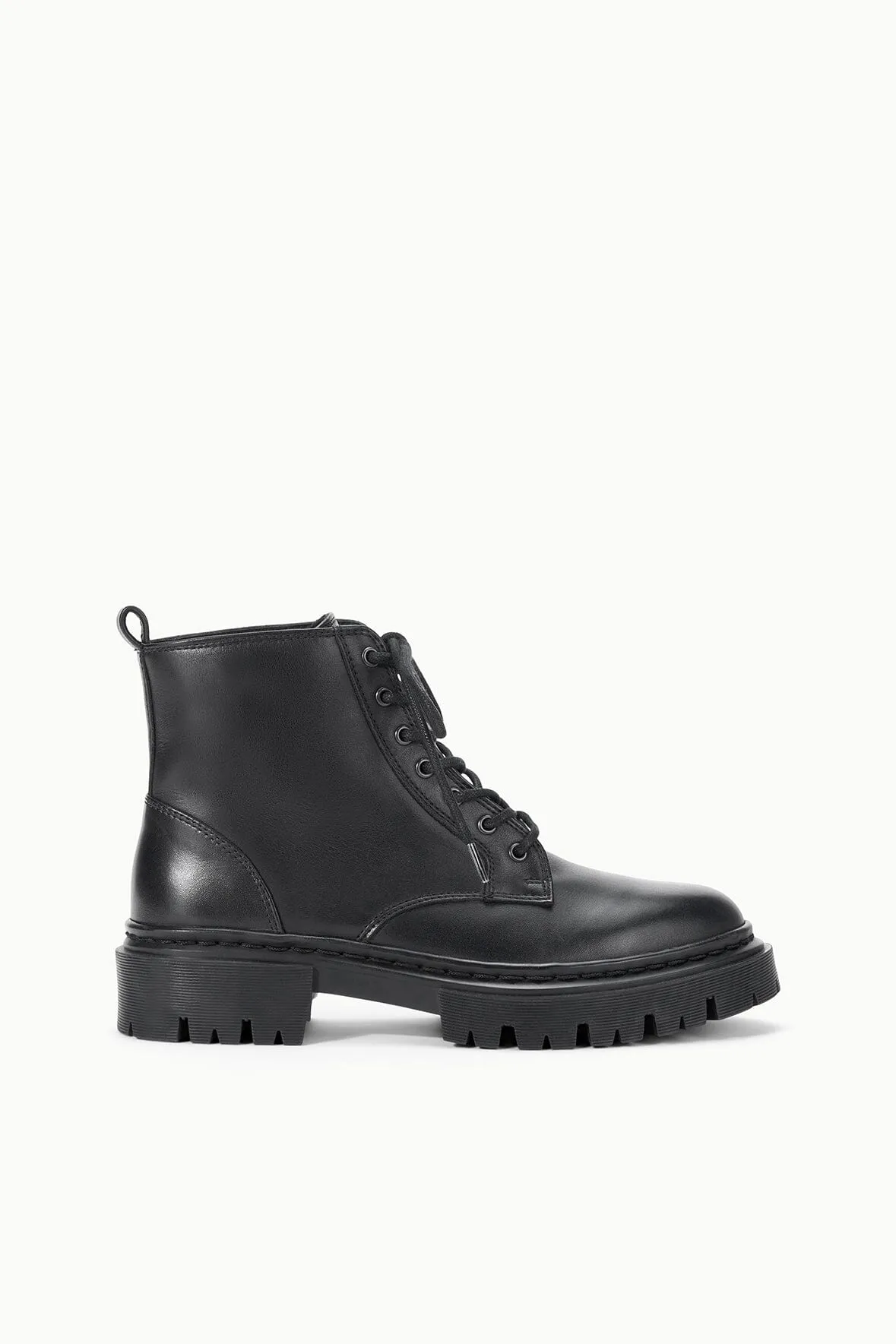 Combat Boots With Zipper On Side HENRY COMBAT BOOT | BLACK