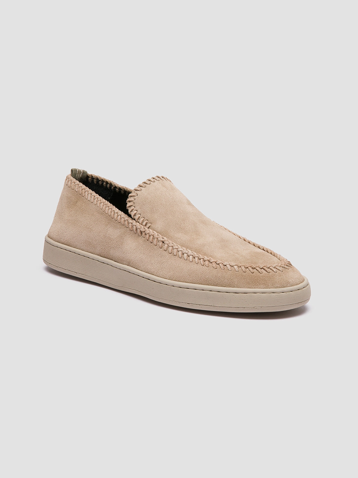 Loafers Station Albany HERBIE 011 - Beige Suede Penny Loafers