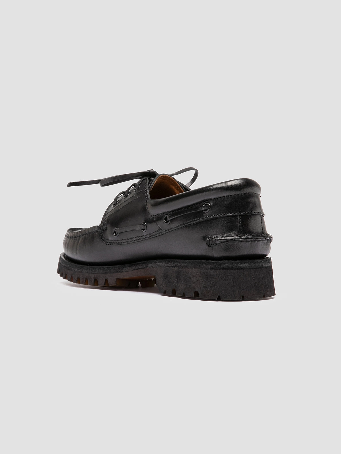 Sperry Loafers HERITAGE FLEXI 001 - Black Leather Boat Shoes
