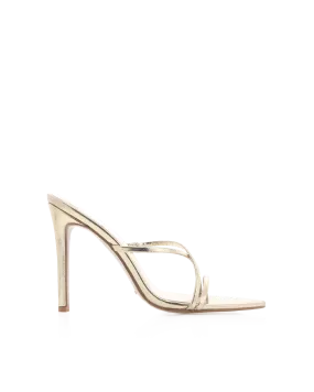 QUINT - GOLD METALLIC Business Casual High Heels
