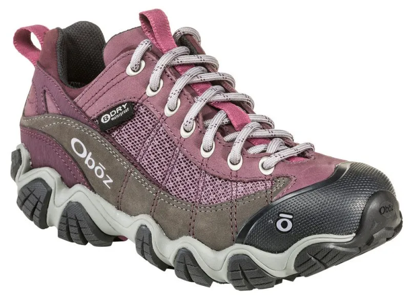 Oboz Women's Firebrand II Low Waterproof - Lilac Merrell Moab Mid Hiking Boots Waterproof