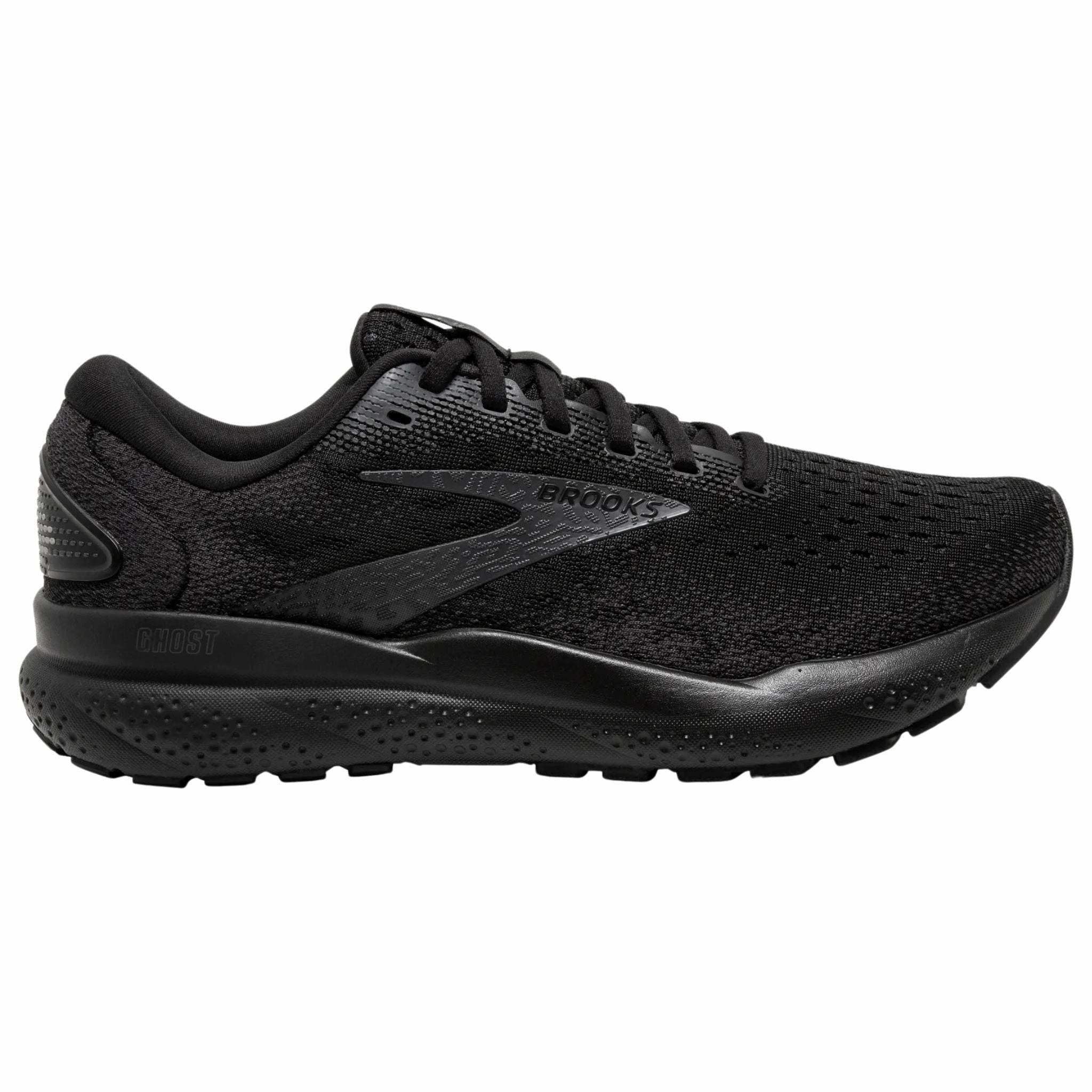 Aiken Sc Brooks Women's 120407 020 Ghost 16 Black Black Ebony Cushion Support Running Shoes (WIDE)