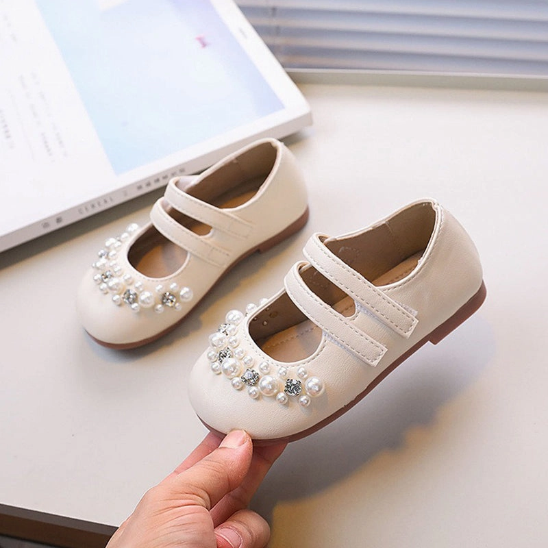 Pearl Princess Shoes Cute Leather Shoes Clifton 9