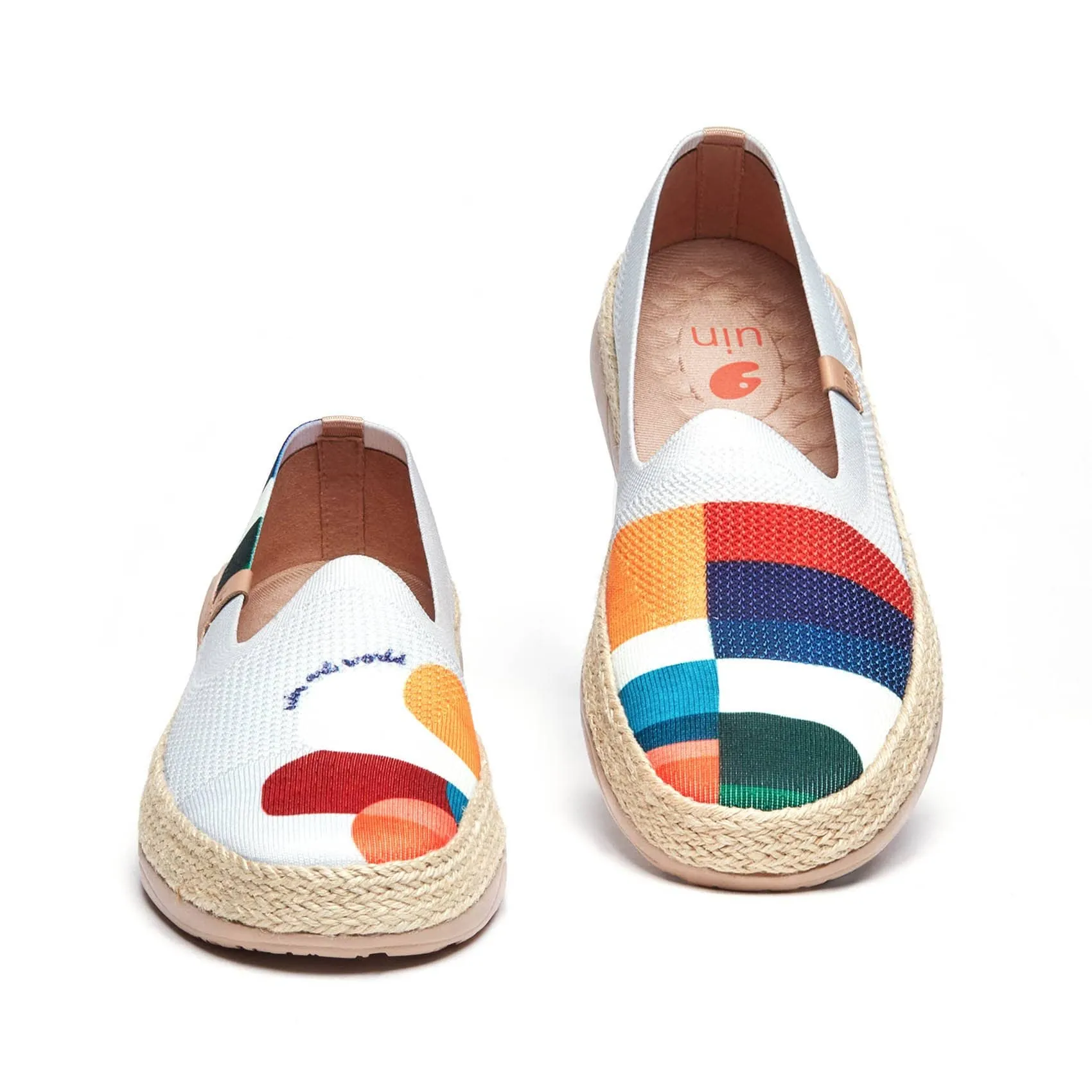 Hold that Color Marbella Kendrick Logo And Leather Slip-on Espadrille