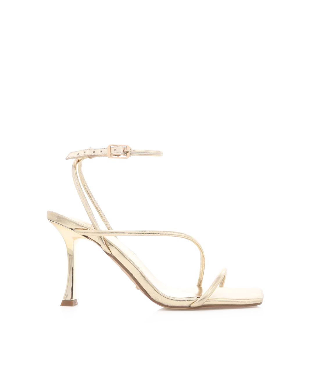 MICHAH - GOLD METALLIC Plus Size High Heels