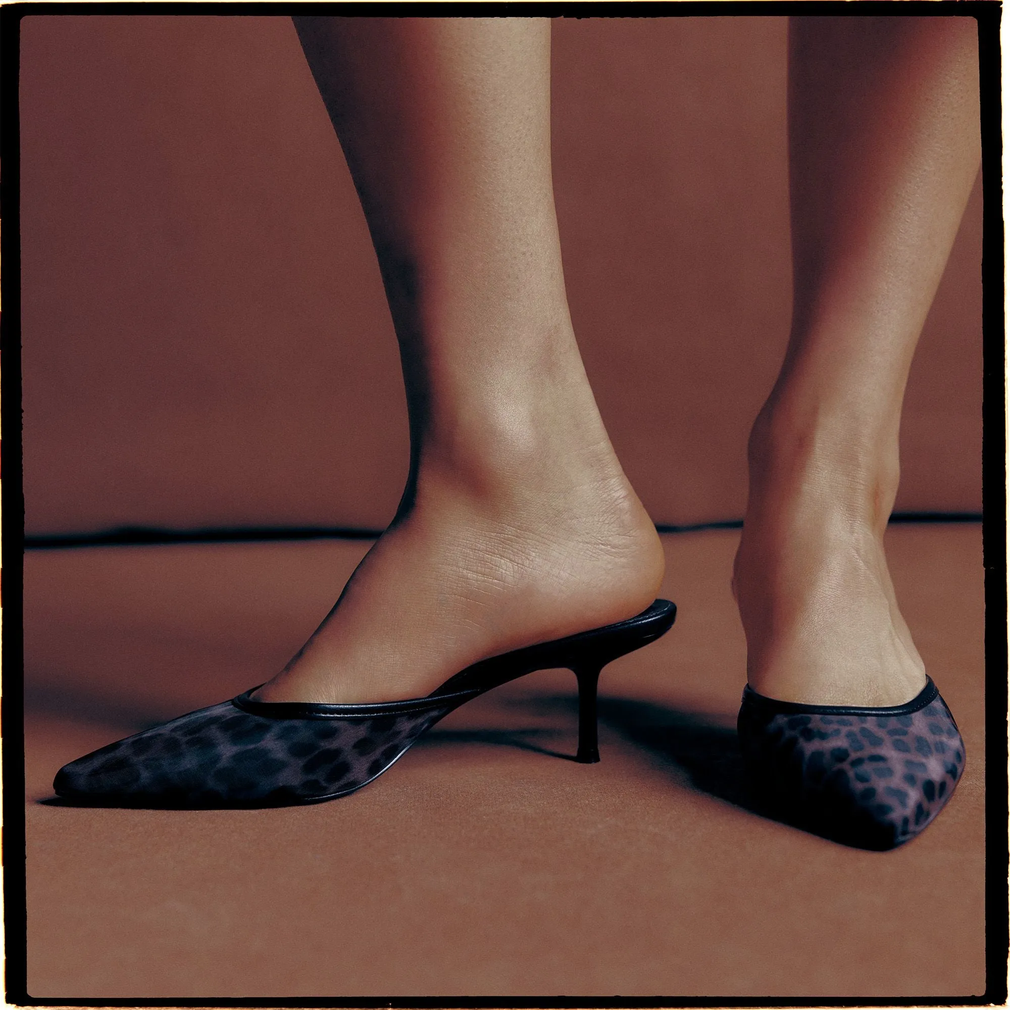 Era Black High Heel Clogs