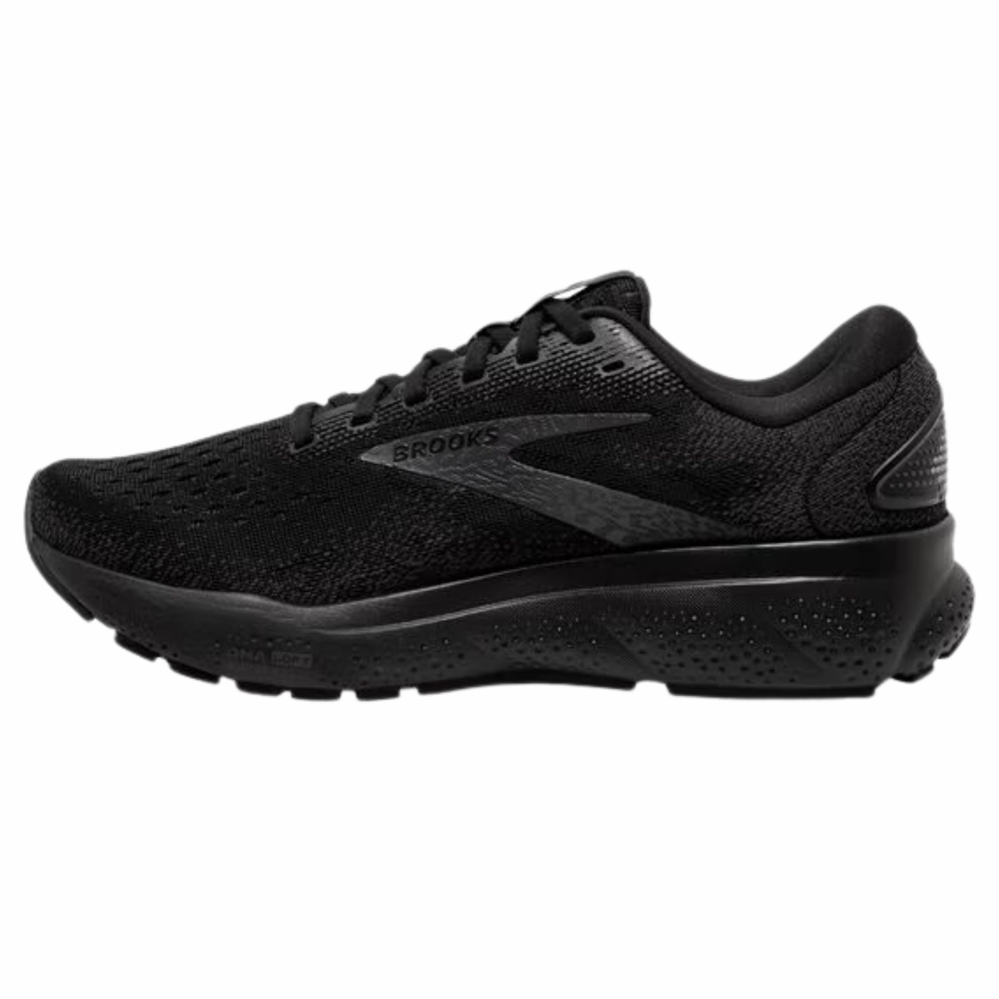 Does Costco Have Shoes Brooks Women's 120407 020 Ghost 16 Black Black Ebony Cushion Support Running Shoes