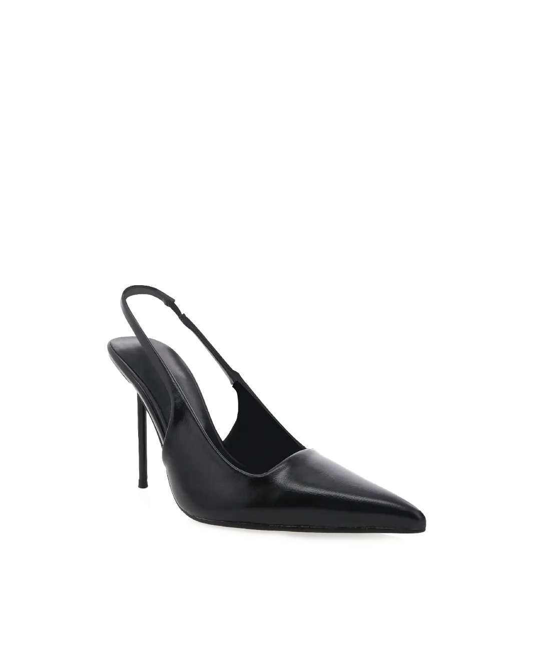 High Heels With Straps IGOR - BLACK SHINE