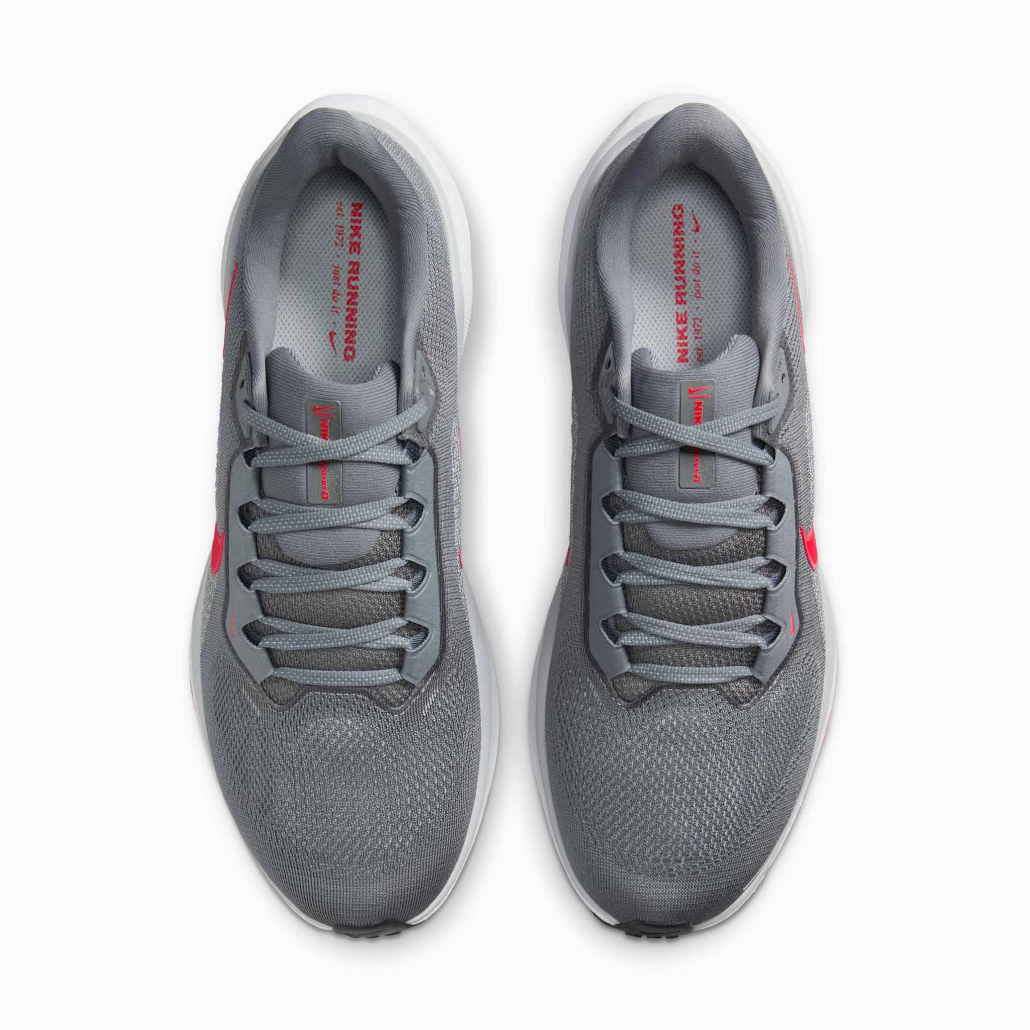 Nike | Men's Pegasus 41 Road Running Shoes - Cool Grey/Bright Crimson-Wolf Grey Nike Air Max 90 Shoes