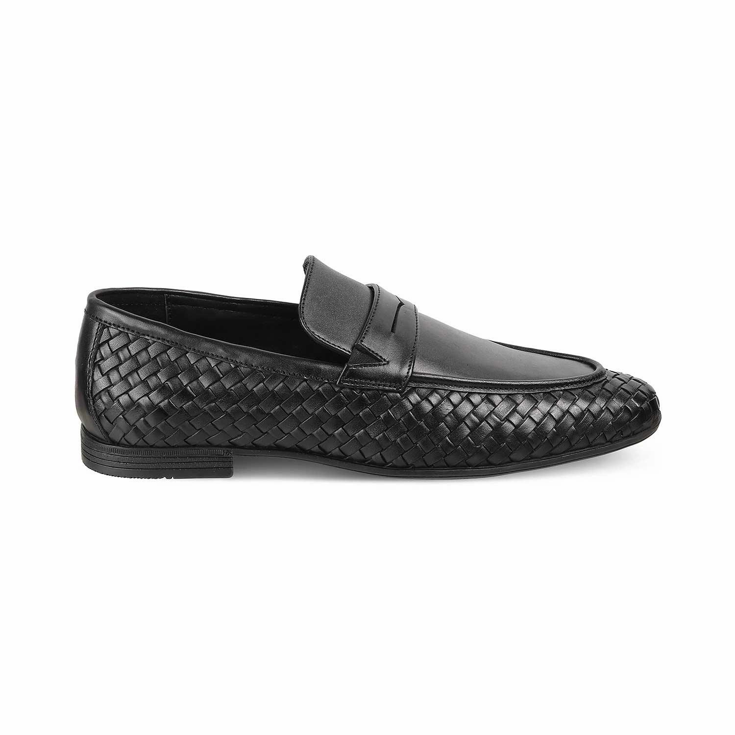 Penny Loafers Near Me The Sydney Black Men's Leather Loafers