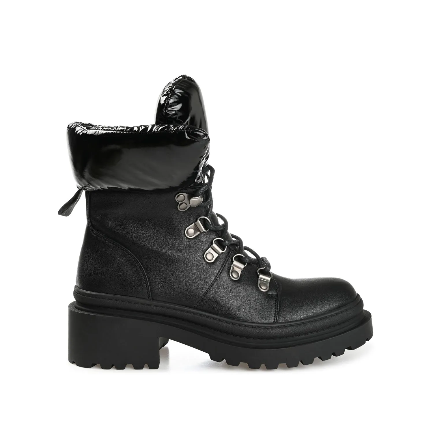 IRRAH - FINAL SALE (NO EXCHANGES) Combat Boots With Boyfriend Jeans