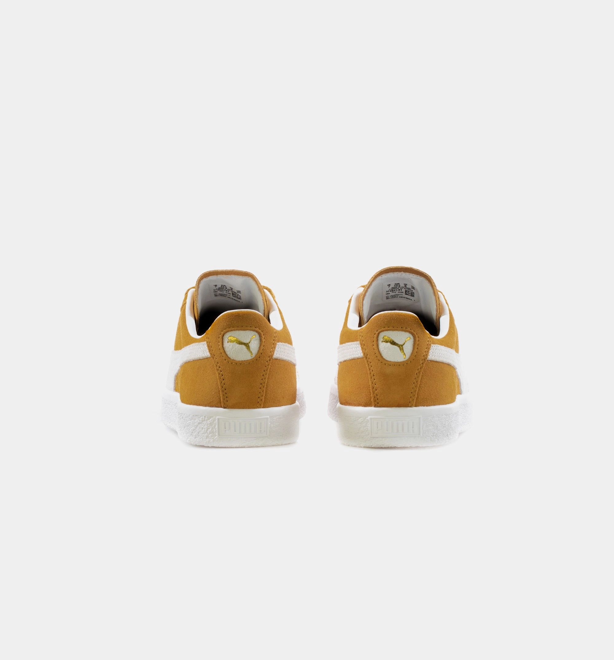 Retro Slides Suede Vintage Mens Lifestyle Shoe - Yellow/White