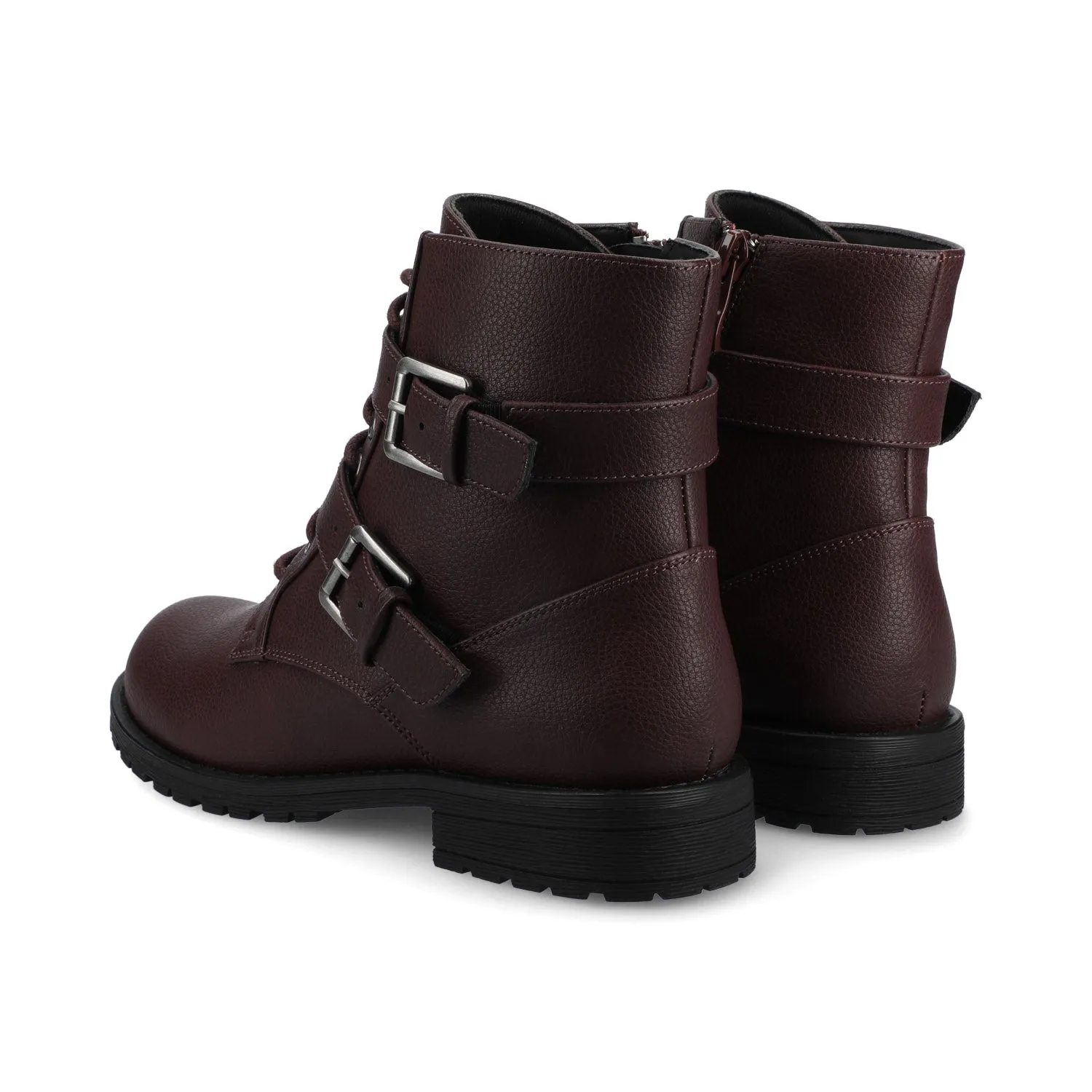 Zipper Combat Boots JULIAH ANKLE BOOTS