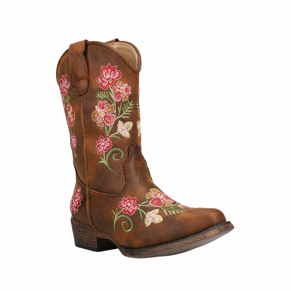 Tall Boots For Sale Juliet Embroidery Snip Toe Cowboy Boots (Little Kid-Big Kid)