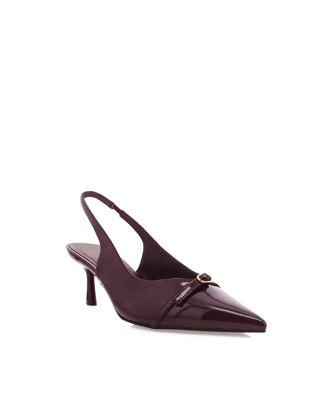 High Heels For Small Feet Size 2 KADENCE - MULBERRY PATENT
