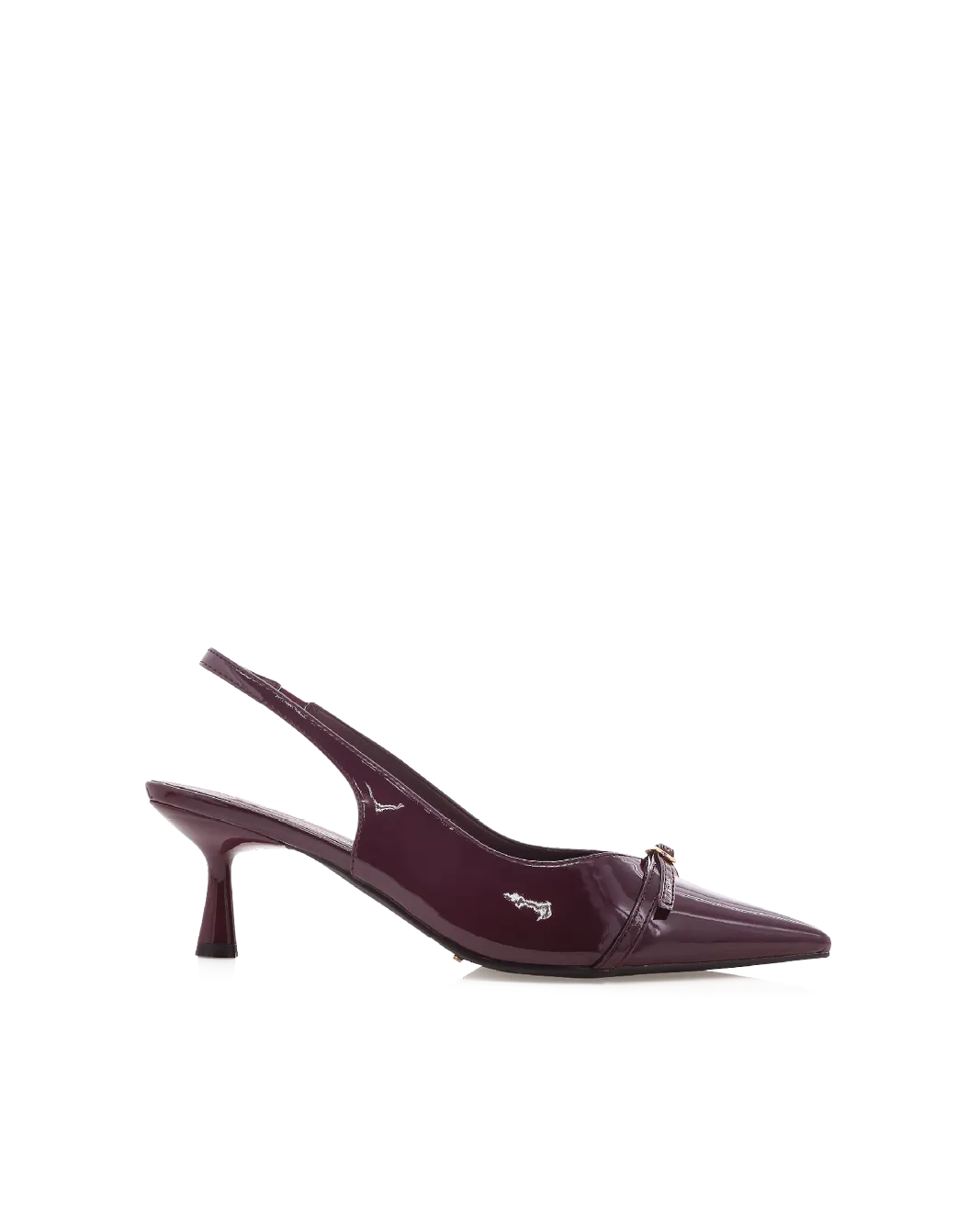 High Heels For Plus Size KADENCE - MULBERRY PATENT